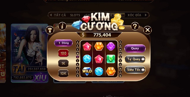 Hướng dẫn chơi game kim cương quay hũ tại K8 2 game kim cương quay hũ K8