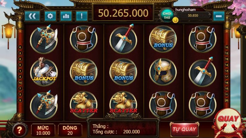 Anh Hùng Tam Quốc APK: Nổ Hũ Tam Quốc Kịch Tính 3 Anh Hùng Tam Quốc APK K8